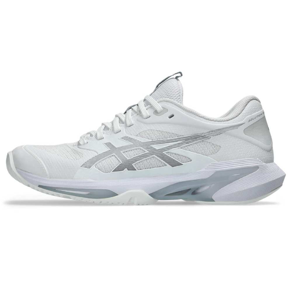 Asics Solution Speed FF 4 Women's Tennis Shoe (White/Pure Silver)