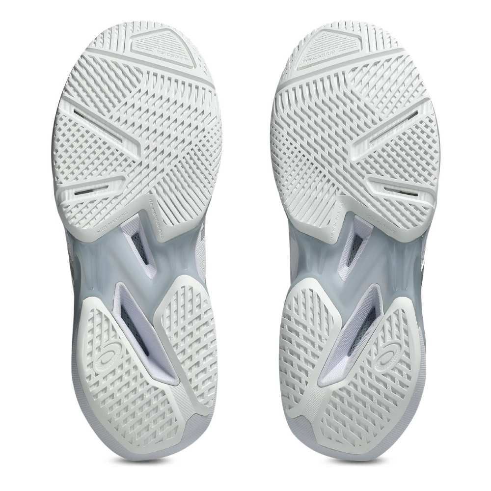 Asics Solution Speed FF 4 Women's Tennis Shoe (White/Pure Silver)