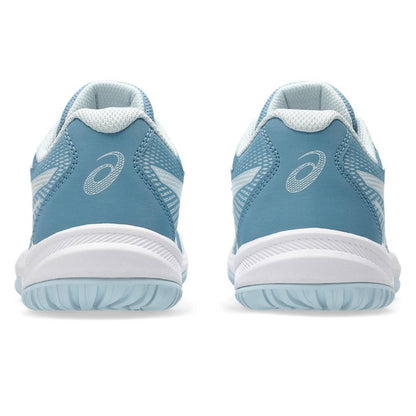 Asics Upcourt 6 GS Junior Indoor Court Shoe (Saba Blue/White) - RacquetGuys.ca