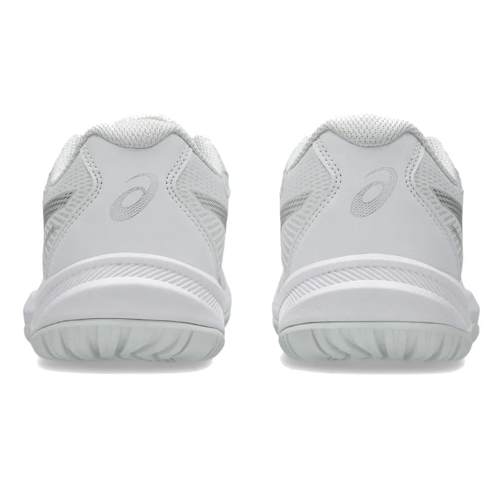 Asics Upcourt 6 GS Junior Indoor Court Shoe (White/Pure Silver) - RacquetGuys.ca