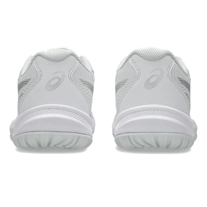 Asics Upcourt 6 GS Junior Indoor Court Shoe (White/Pure Silver) - RacquetGuys.ca