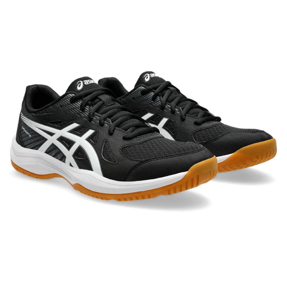 Asics Gel Upcourt 6 Men's Indoor Court Shoe (Black/White) - RacquetGuys.ca