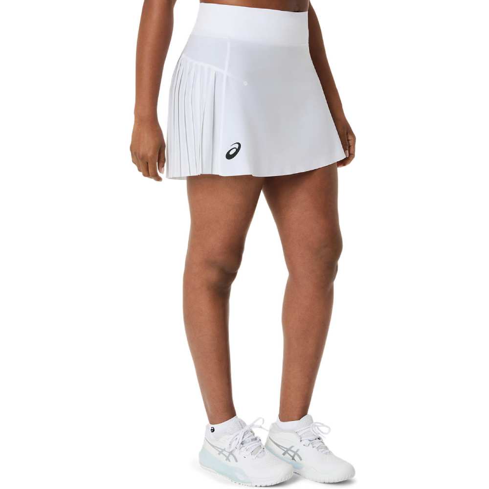 Asics Women's Match Pleat Skirt (Brilliant White) - Description - RacquetGuys.ca