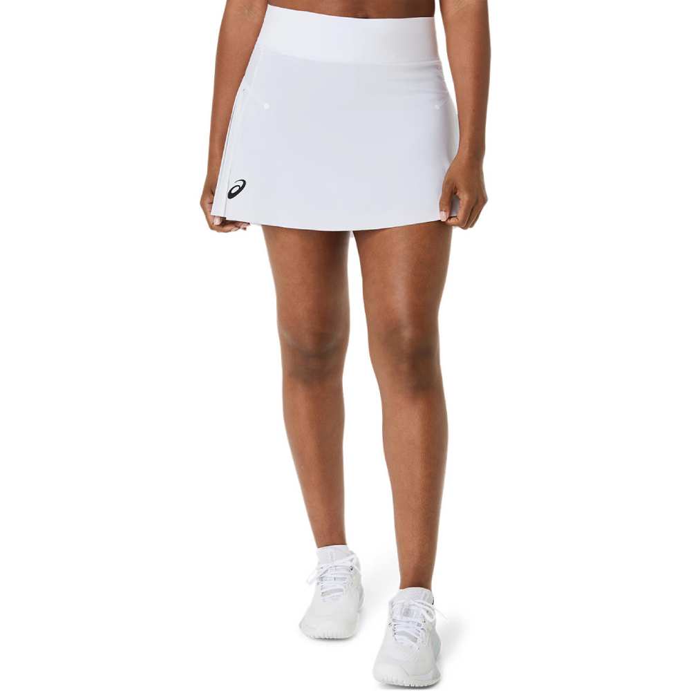 Asics Women's Match Pleat Skirt (Brilliant White) - Description - RacquetGuys.ca