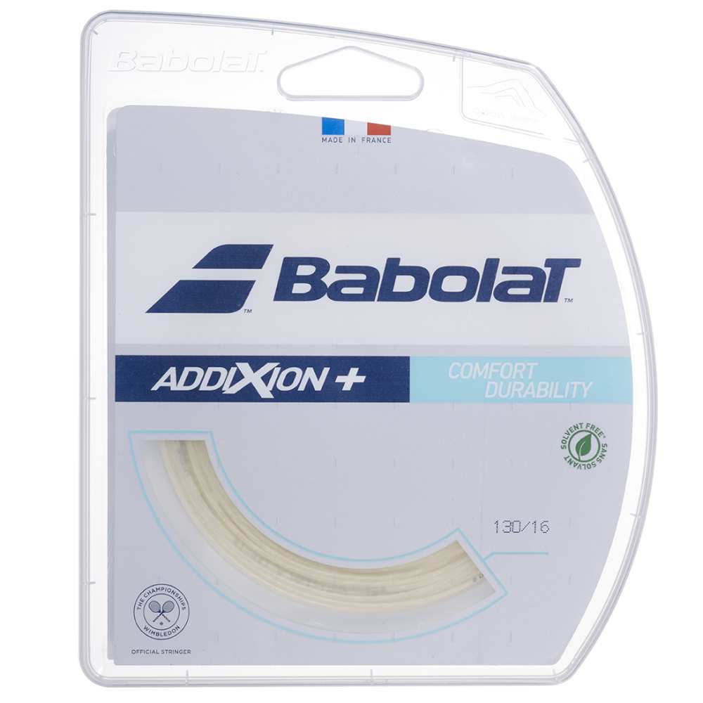Babolat Addixion+ 16/1.30 Tennis String (Natural) - RacquetGuys.ca