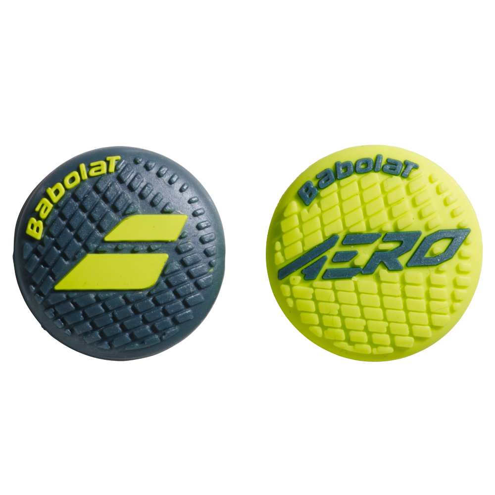 Babolat Aero Damp Vibration Dampener (Grey/Yellow) - RacquetGuys.ca