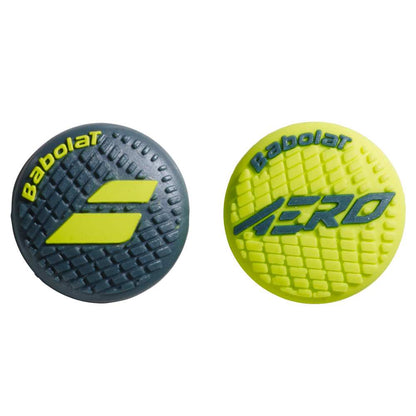 Babolat Aero Damp Vibration Dampener (Grey/Yellow) - RacquetGuys.ca