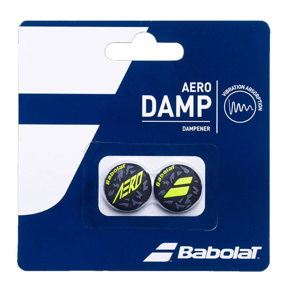 Babolat Aero Damp Vibration Dampener (Black/Neon Green) - RacquetGuys.ca