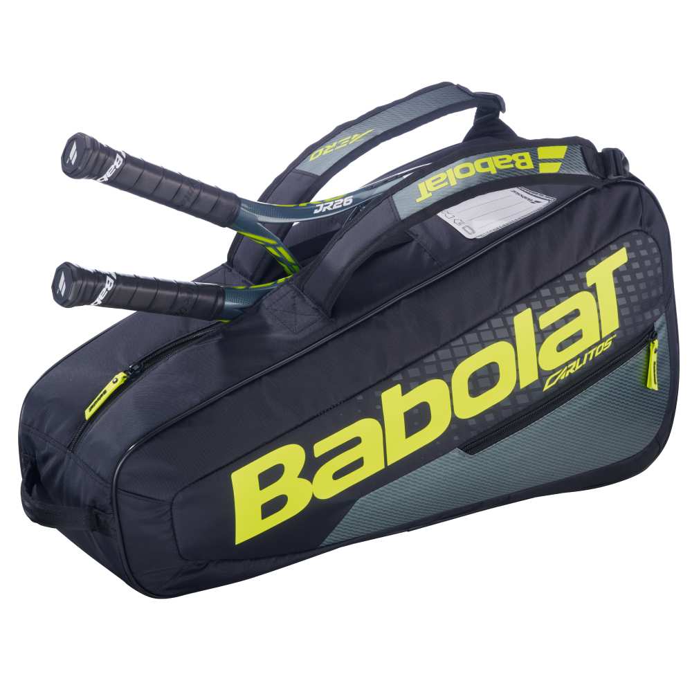 Babolat Carlitos 3 Pack Junior Racquet Bag (Black) - RacquetGuys.ca