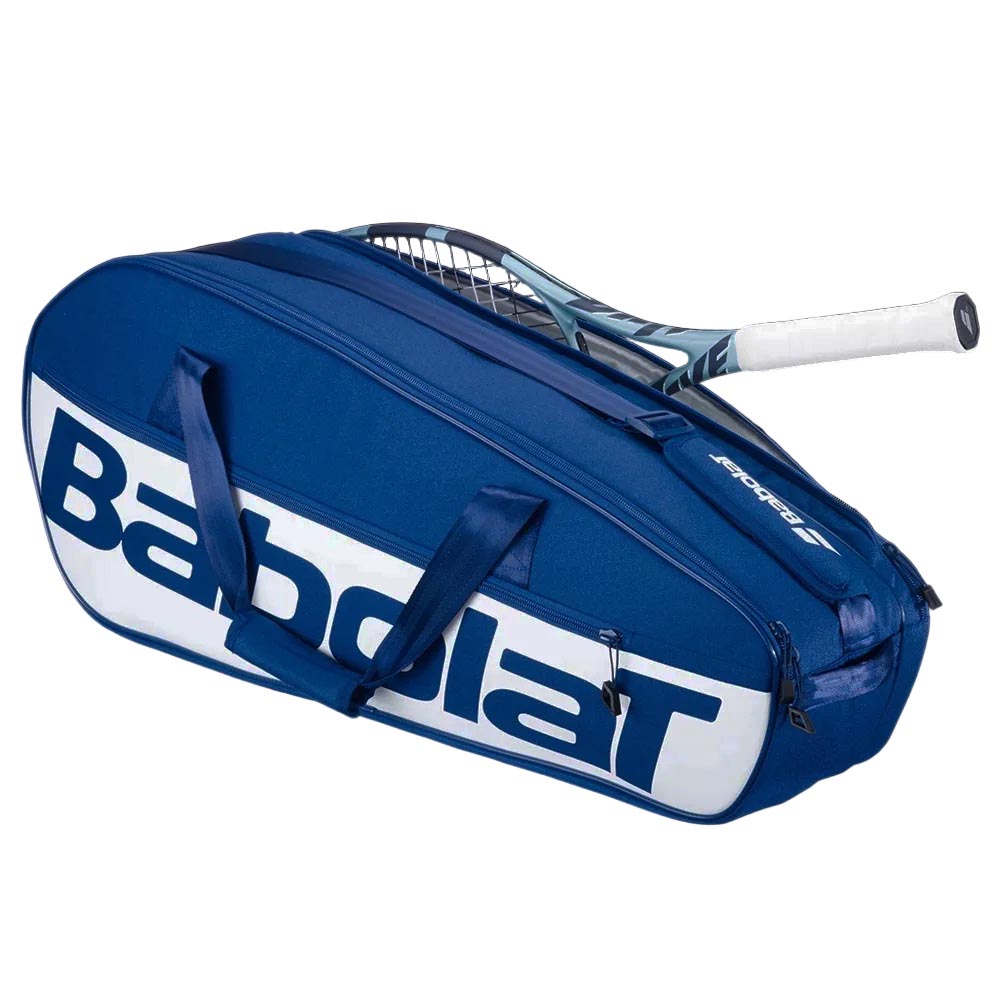 Babolat Evo Court M 6 Pack Racquet Bag (Blue) - RacquetGuys.ca