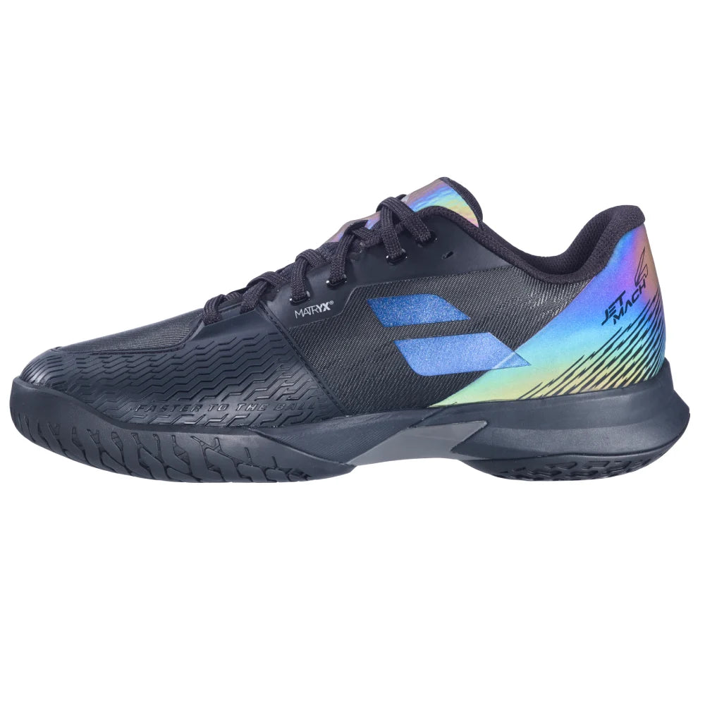 Babolat Jet Mach 4 AC Spectra Men's Tennis Shoe (Black) - RacquetGuys.ca