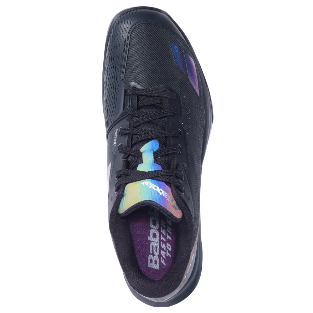 Babolat Jet Mach 4 AC Spectra Men's Tennis Shoe (Black) - RacquetGuys.ca
