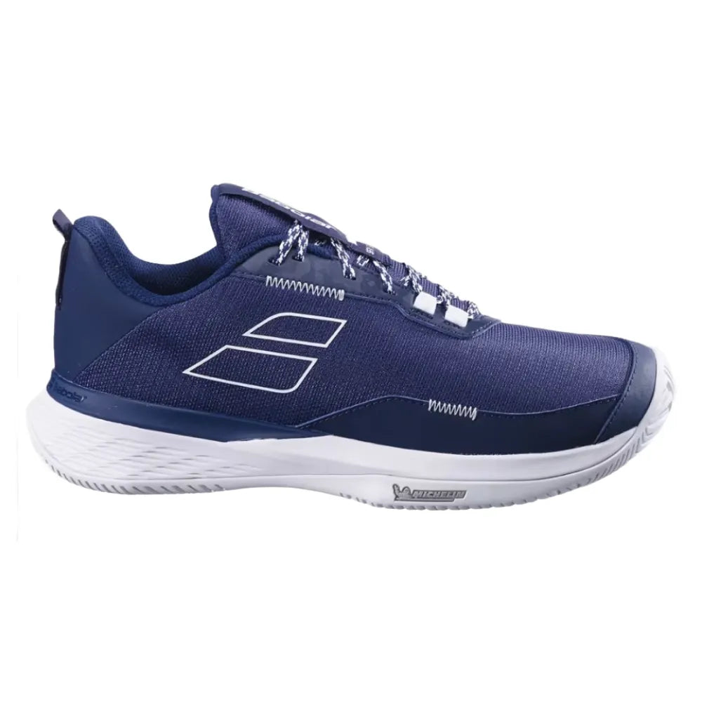 Babolat Jet Mach 4 Men's Tennis Shoe (Navy/White) - RacquetGuys.ca