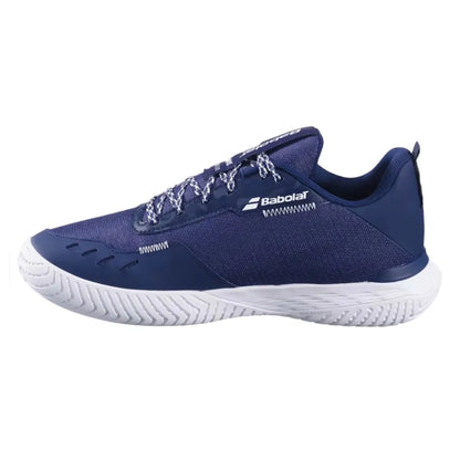 Babolat Jet Mach 4 Men's Tennis Shoe (Navy/White) - RacquetGuys.ca