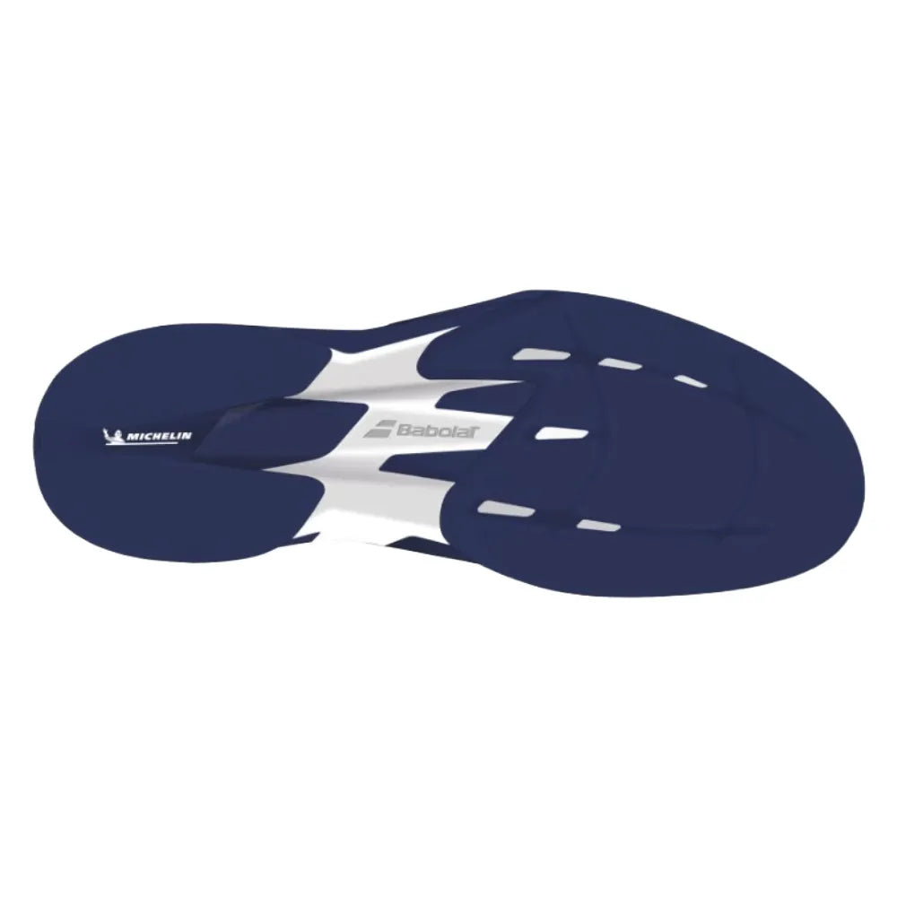 Babolat Jet Mach 4 Wide Men's Tennis Shoe (Navy/White) - RacquetGuys.ca