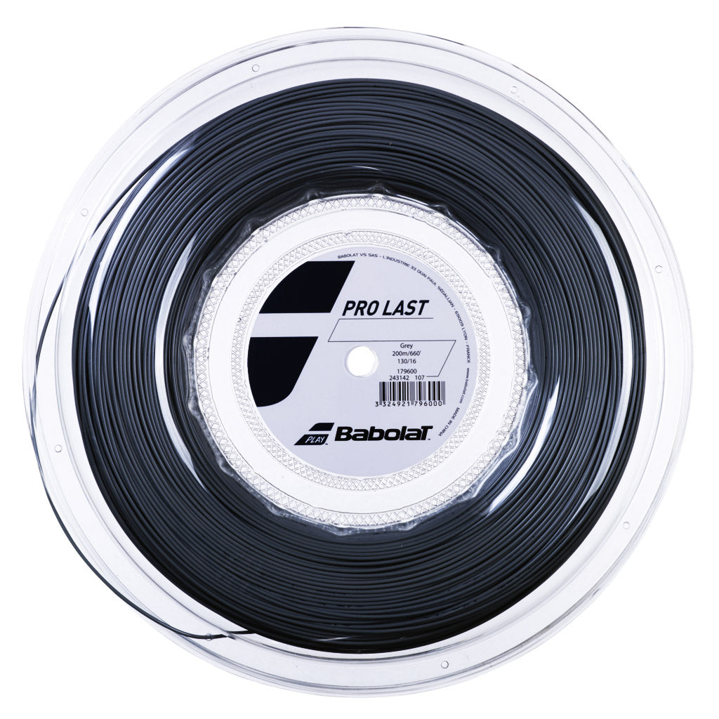 Babolat Pro Last 16/1.30 Tennis String Reel (Black) - RacquetGuys.ca