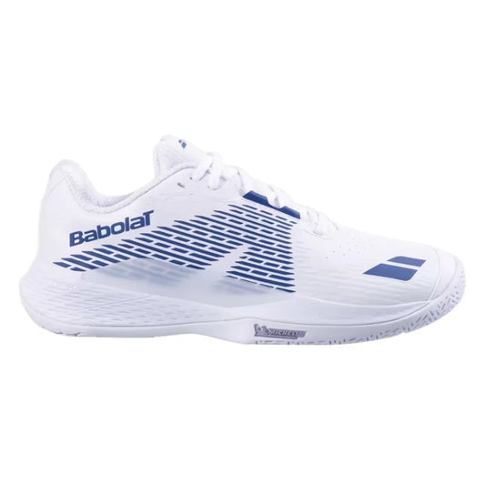 Babolat Propulse Storm AC Men's Tennis Shoe (White/Blue) - RacquetGuys.ca
