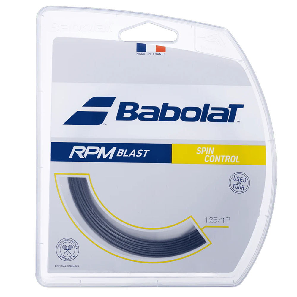 Babolat RPM Blast 17/1.25 Tennis String (Black) - RacquetGuys.ca