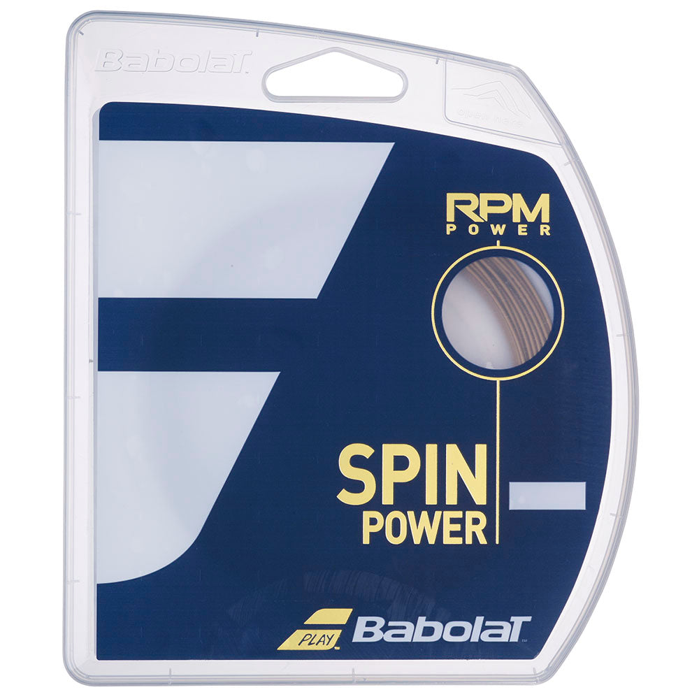Babolat RPM Power 17/1.25 Tennis String (Electric Brown) - RacquetGuys.ca