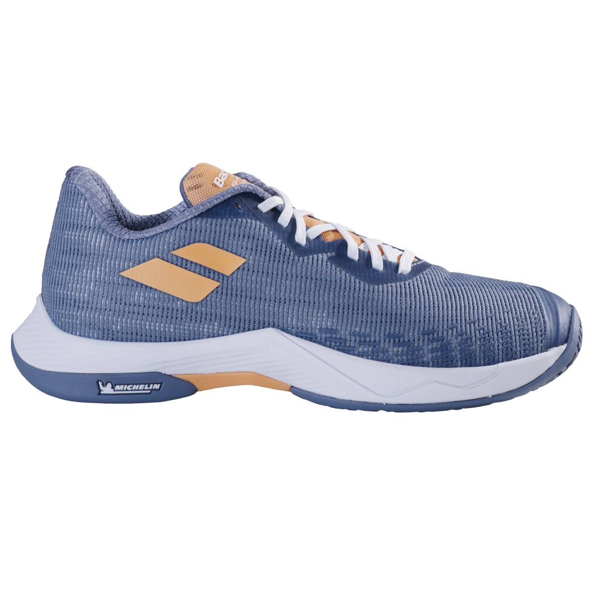 Babolat Shadow Spirit Women's Indoor Court Shoe (Grey/Coral) - RacquetGuys.ca
