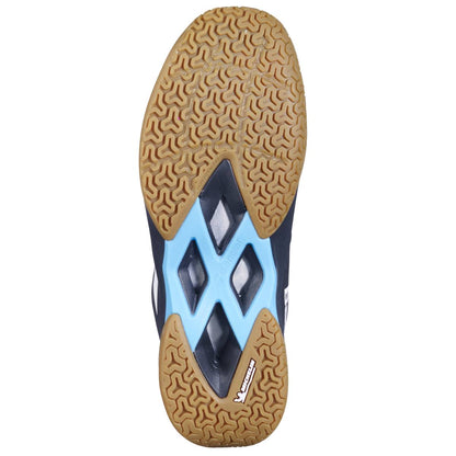 Babolat Shadow Team Junior Indoor Court Shoe (Black/Blue) - RacquetGuys.ca