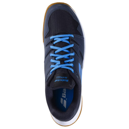 Babolat Shadow Team Men's Indoor Court Shoe (Dark Grey/Blue) - RacquetGuys.ca