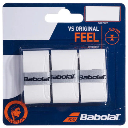 Babolat VS Original Overgrip 3 Pack (White) - RacquetGuys.ca