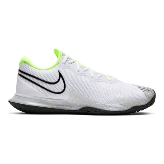 Nike Air Zoom Vapor Cage 4 Men's Tennis Shoe (White/Black/Green) - RacquetGuys.ca