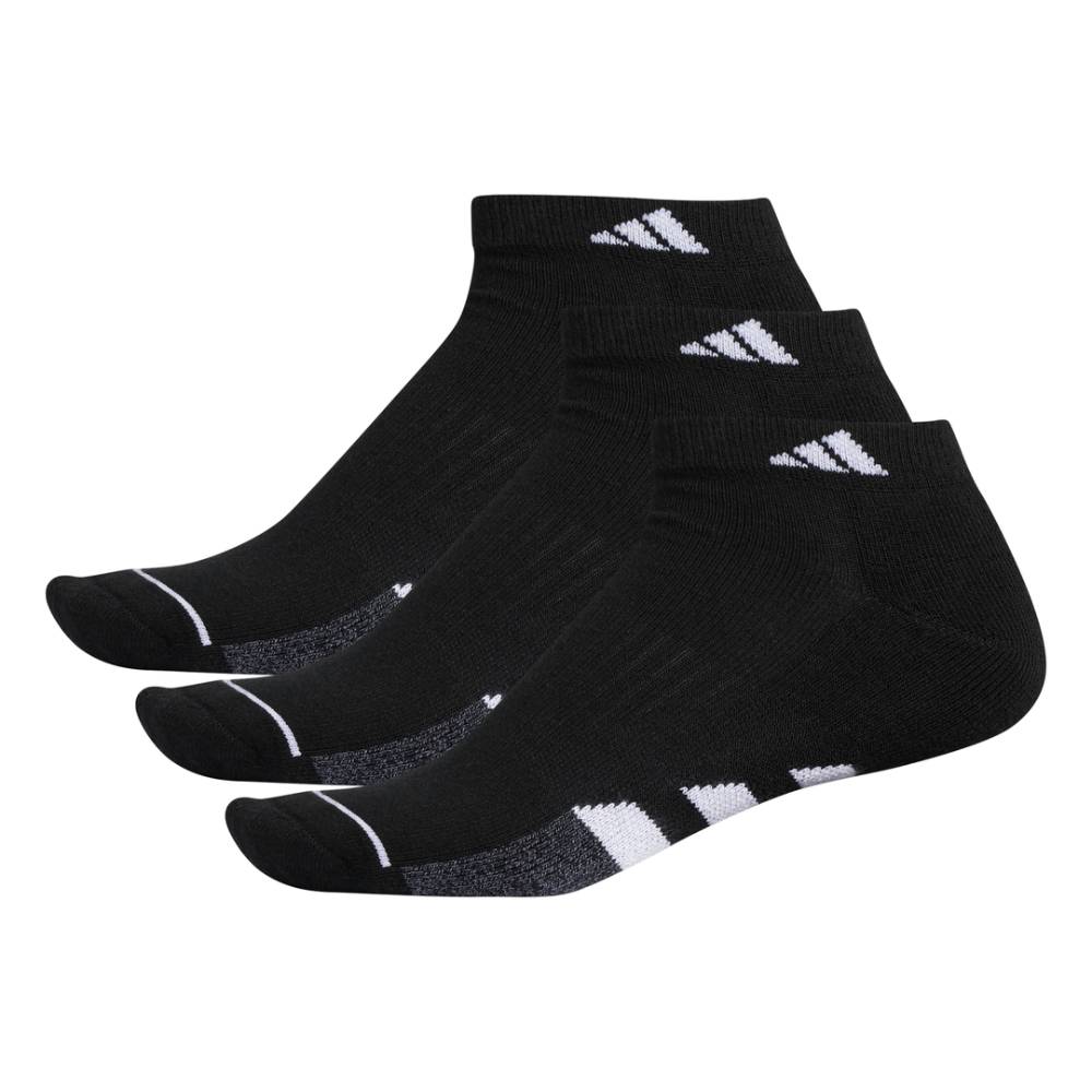 adidas Men's Cushioned Low-Cut Socks 3 Pack (Back) - RacquetGuys.ca