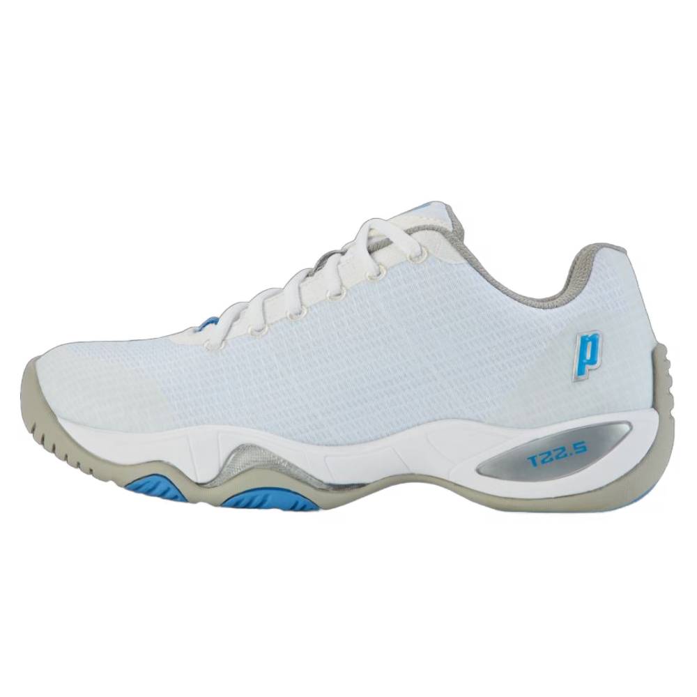 Prince T22.5 Women's Tennis Shoe (White/Blue) - RacquetGuys.ca