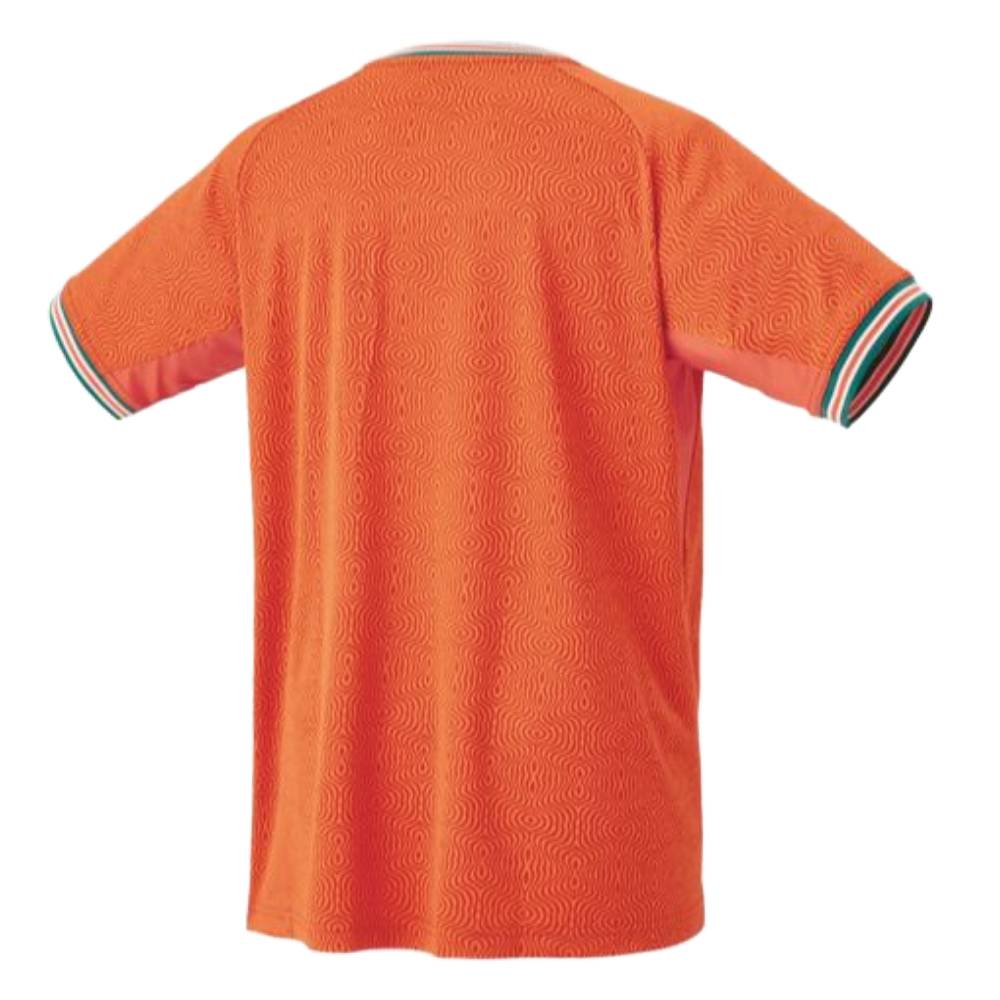 Yonex Men's Crew Neck Shirt (Bright Orange) - RacquetGuys.ca