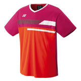 Yonex Men's Crew Neck Shirt (Reddish Rose)