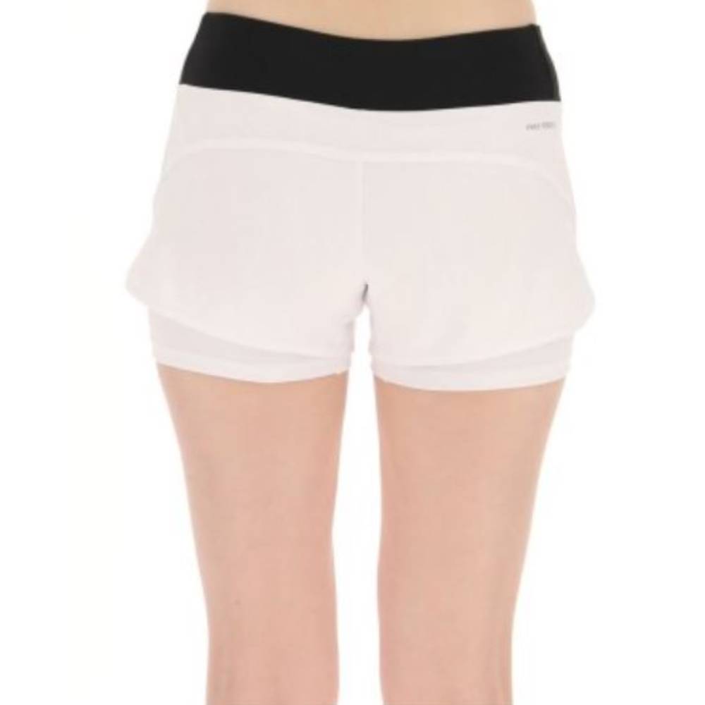 Lotto Women's Top IV Short (Bright White/Black) - RacquetGuys.ca