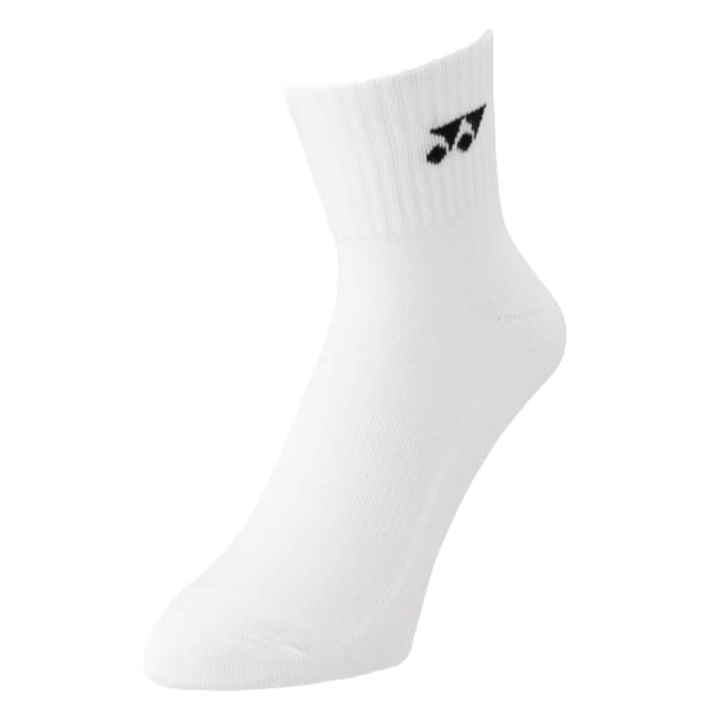 Yonex Quarter 3-Pairs Socks (White) - RacquetGuys.ca