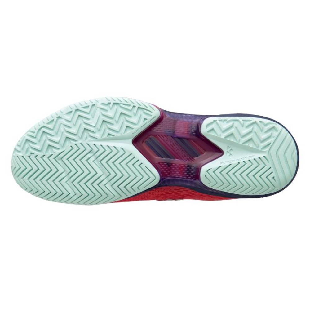 Yonex Power Cushion AD Accel Women's Tennis Shoe (Sunset Red) - RacquetGuys.ca