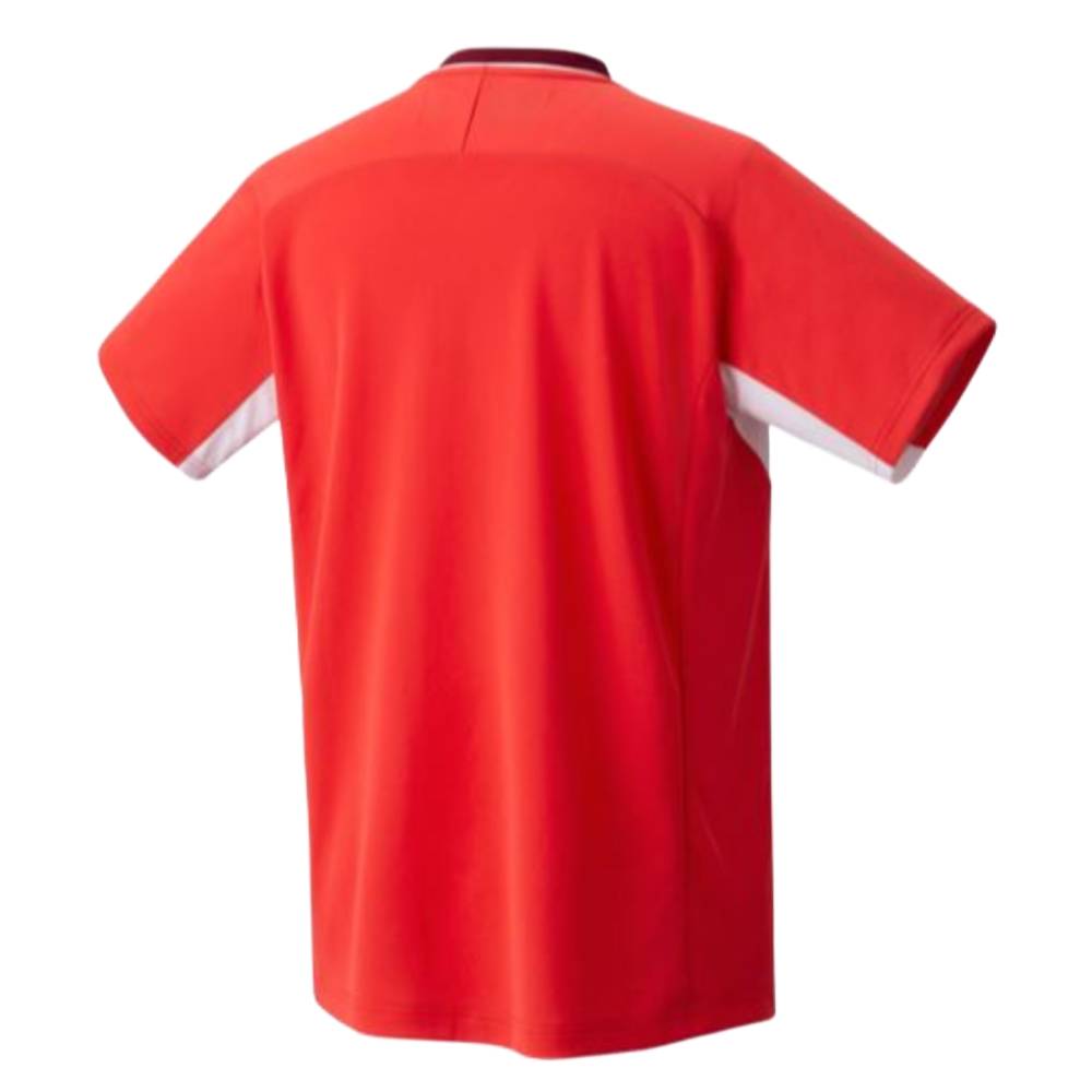 Yonex Men's Crew Neck Shirt (Pearl Red) - RacquetGuys.ca