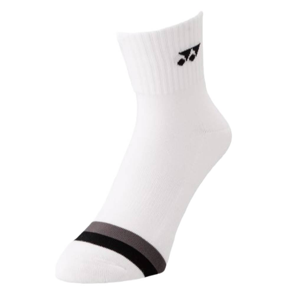 Yonex Quarter 3-Pairs Socks (White) - RacquetGuys.ca
