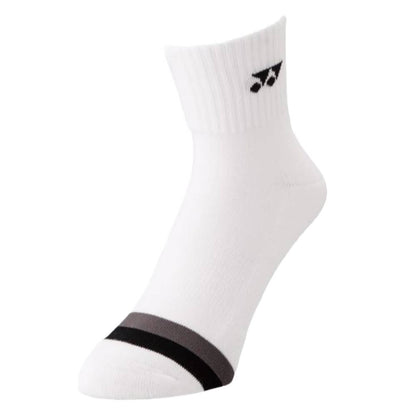 Yonex Quarter 3-Pairs Socks (White) - RacquetGuys.ca