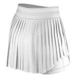 Nike Women's  Dri-FIT Slam Skirt (White/Black) - RacquetGuys.ca