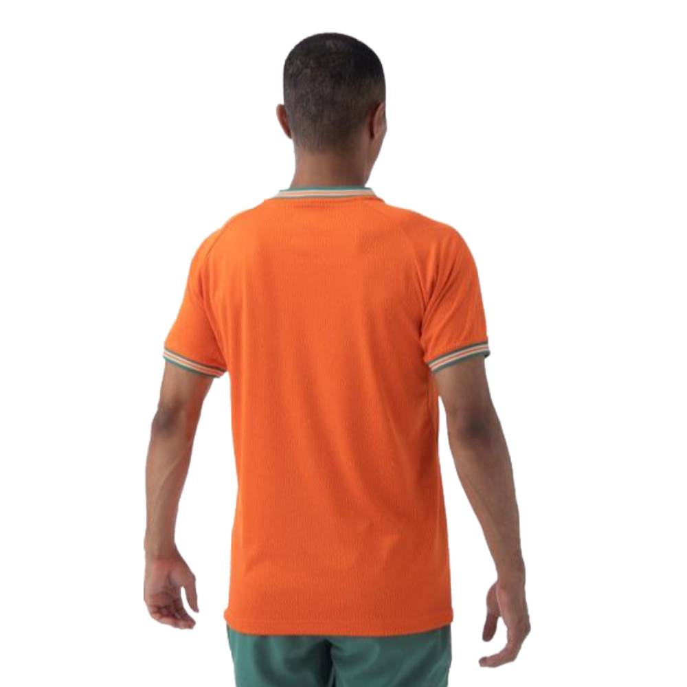 Yonex Men's Crew Neck Shirt (Bright Orange) - RacquetGuys.ca