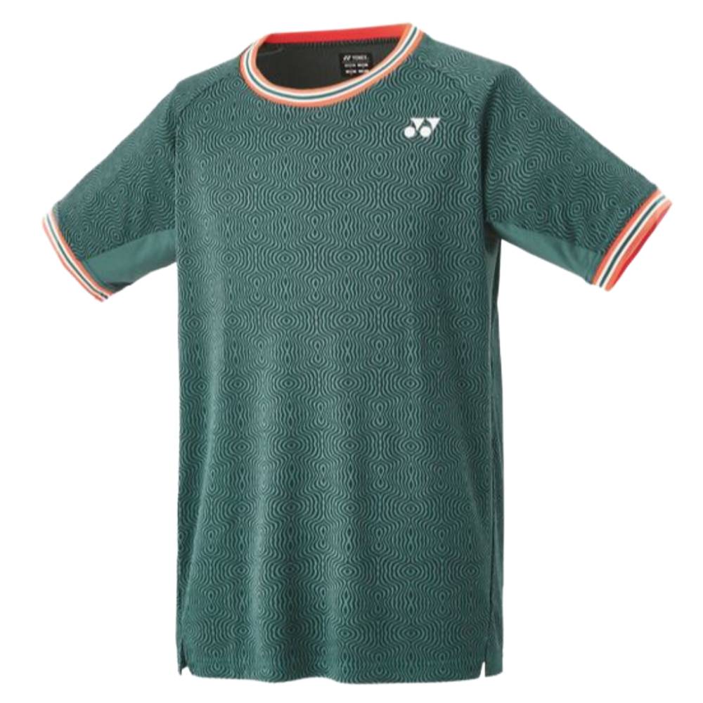Yonex Men's Crew Neck Shirt (Olive) - RacquetGuys.ca