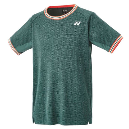 Yonex Men's Crew Neck Shirt (Olive) - RacquetGuys.ca