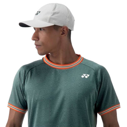 Yonex Men's Crew Neck Shirt (Olive) - RacquetGuys.ca