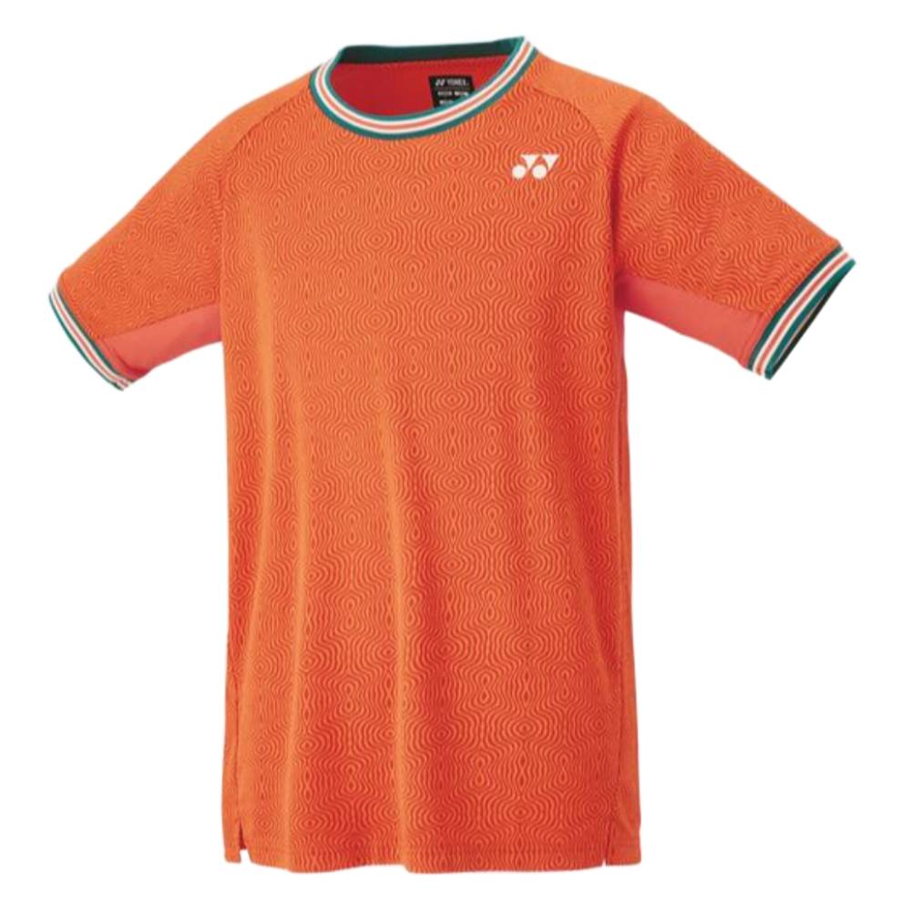 Yonex Men's Crew Neck Shirt (Bright Orange) - RacquetGuys.ca