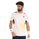 Lotto Men's IV Tee Top (Bright White/Navy Blue)