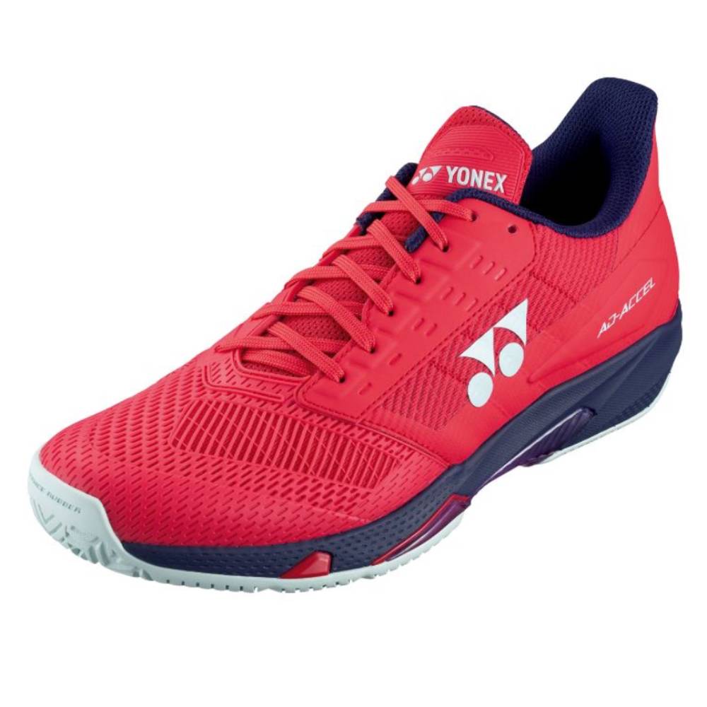 Yonex Power Cushion AD Accel Men's Tennis Shoe (Sunset Red) - RacquetGuys.ca