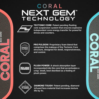 Six Zero Coral Widebody - RacquetGuys.ca