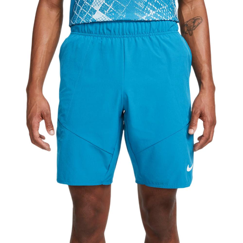 Nike Men's Dri-FIT Advantage 9-inch Short (Green Abyss/White) - RacquetGuys.ca