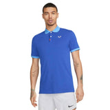 Nike Men's Dri-FIT Rafa Slim Polo (Blue/White) - RacquetGuys.ca