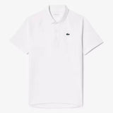 Lacoste Men's Rip Resistant Plain Tennis Polo (White)